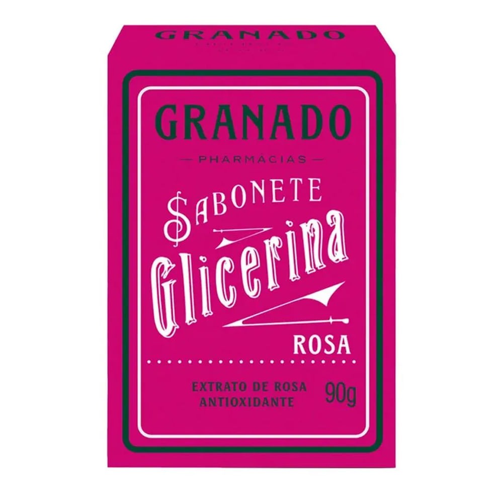 Sabonete Em Barra Granado Glicerina Rosa 90g - Beauty