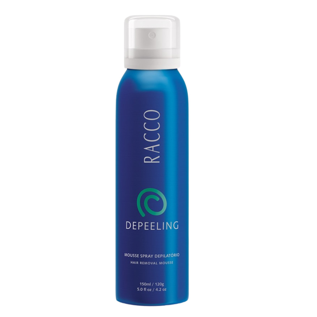 Mousse Spray Depilatório Depeeling Racco 150ml creme para depilar e depilação