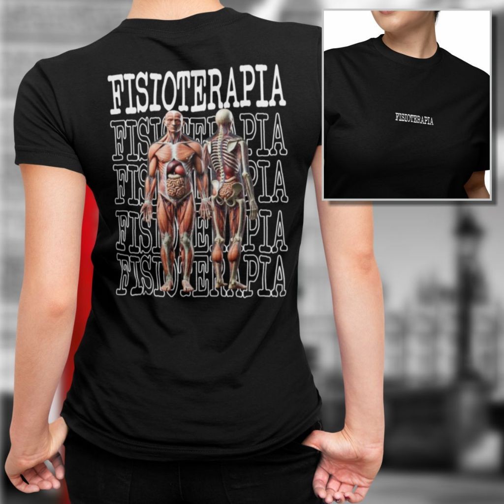 Camiseta Feminina Fisioterapia Babylook Fisioterapeuta 100% Algodão Manga Curta Gola Redonda em Oferta na Shopee