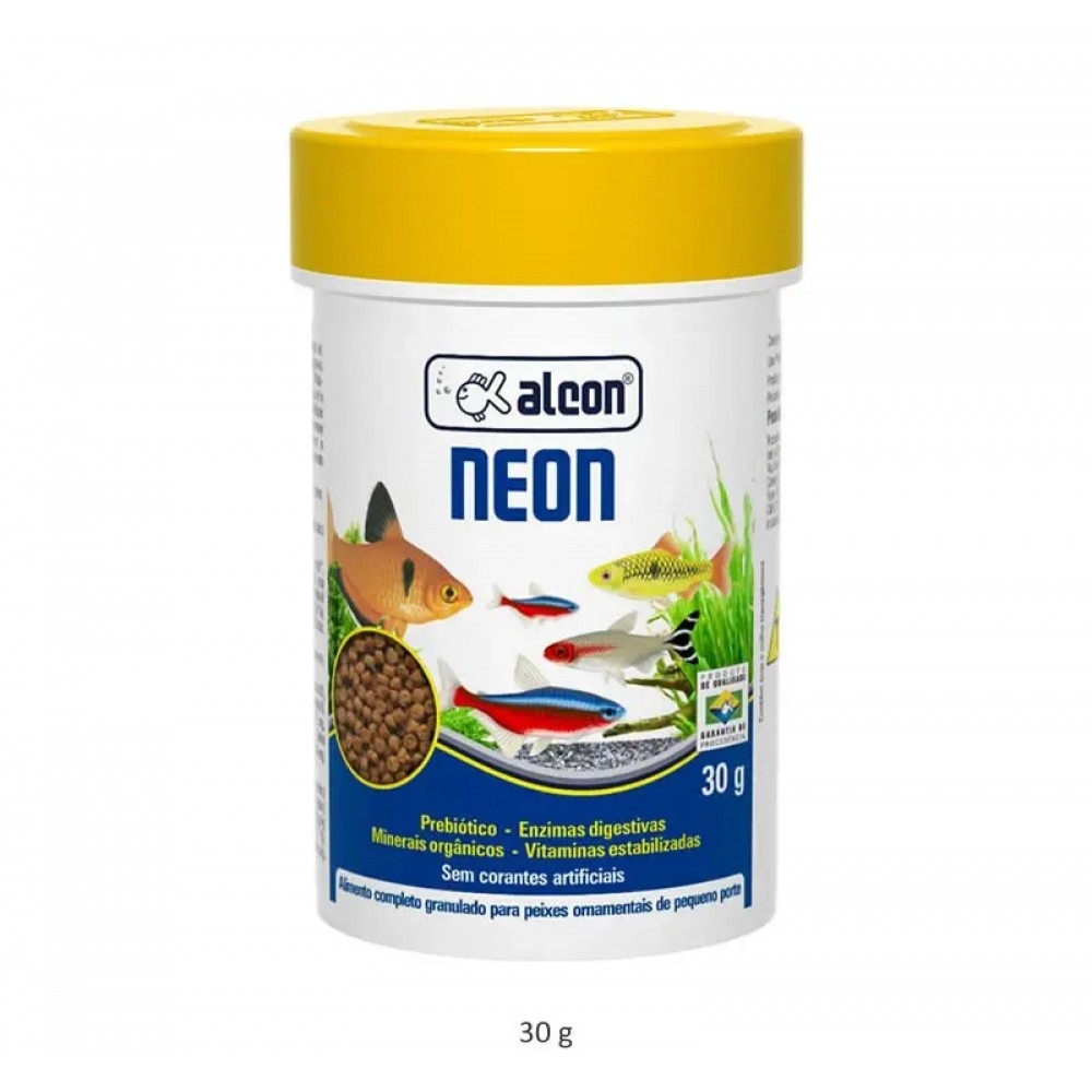 Alcon Gold Neon Alimento Peixes Ornamentais de Pequeno Porte