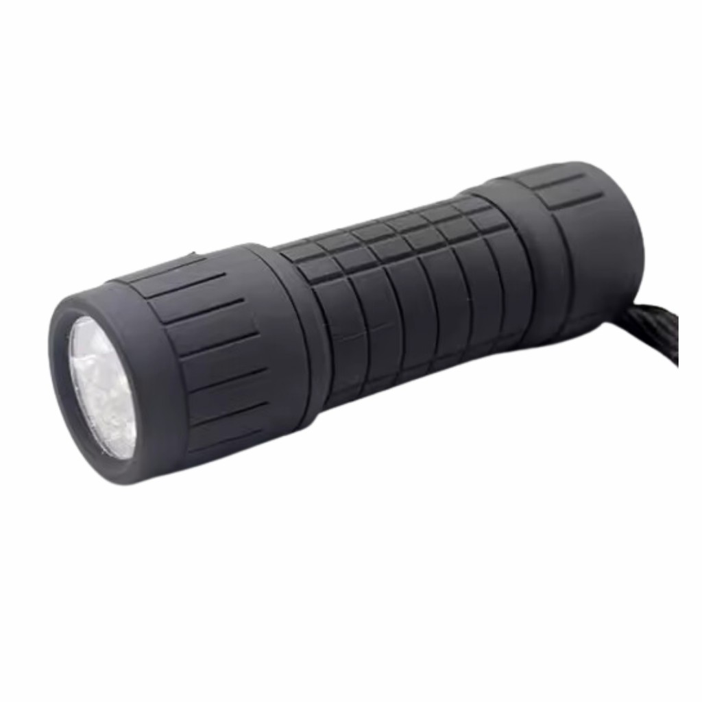 Lanterna De Emergencia Pequena Luz Forte Camping Pesca fazenda iluminação potente preta