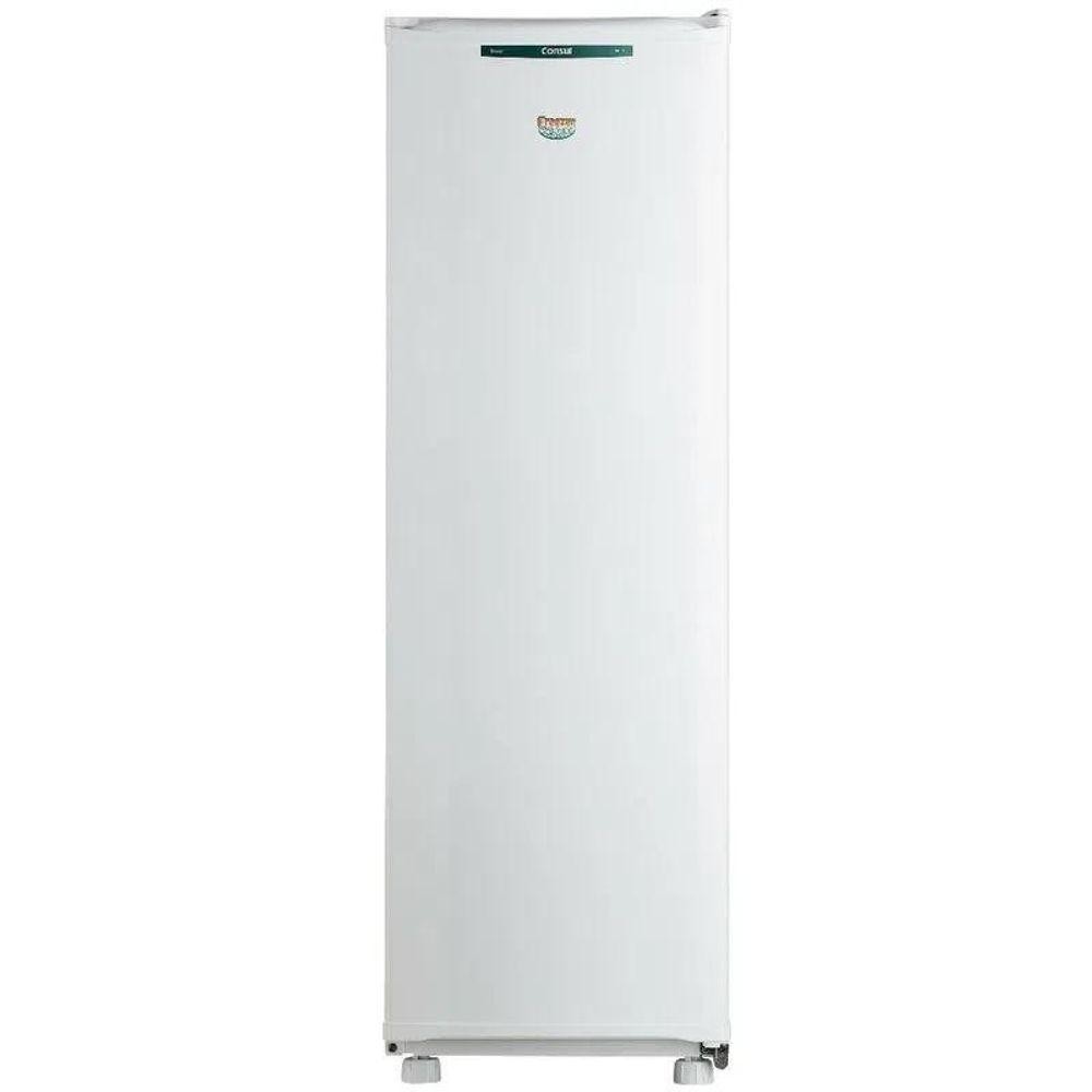 Freezer vertical Consul branco 142 litros 1 porta 127V com rodízios