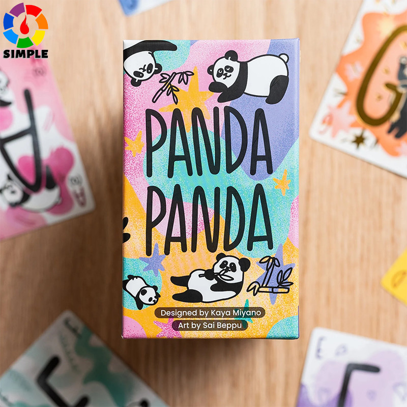 Allplay Panda Panda Board Game - Tiny Box Card Game for Adults and Families