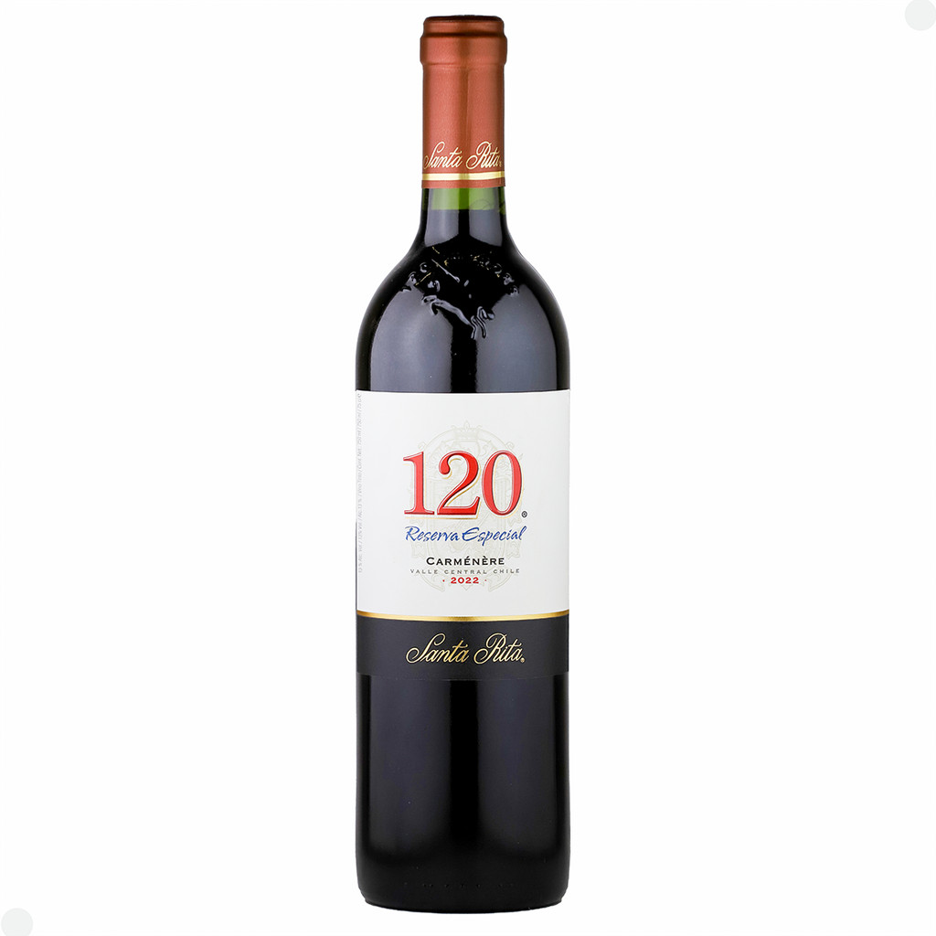 Vinho Chileno Santa Rita 120 Reserva Especial Carménère Tinto 750 ml