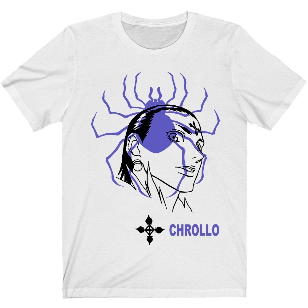 Camiseta T-shirt Unissex Algodão Anime Hunter X Hunter Trupe Fantasma Chrollo -MAYYN.