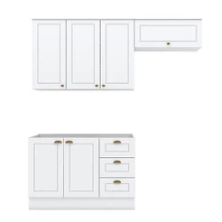 Cozinha Modulada Americana 3 Peças Branco Hp – Henn