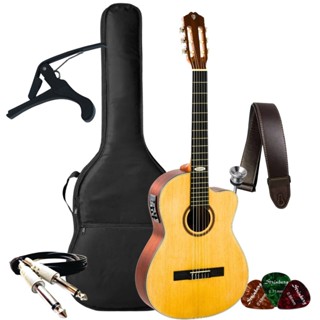 Kit Violão Strinberg Sc200 Clássico Elétrico Natural + Acessórios em Oferta na Shopee