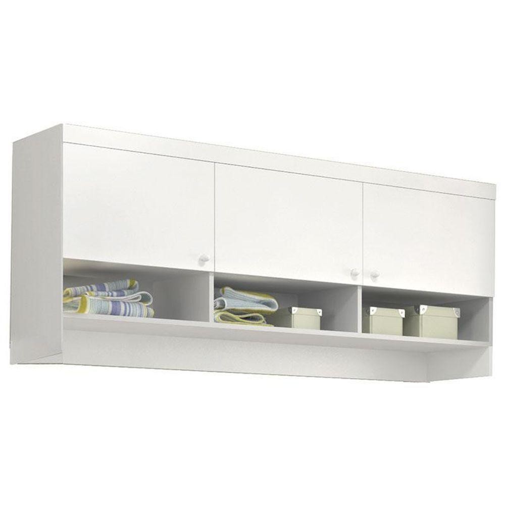 Guarda Roupa Infantil Aéreo Eloisa Branco Brilho - Phoenix Baby em Oferta na Shopee