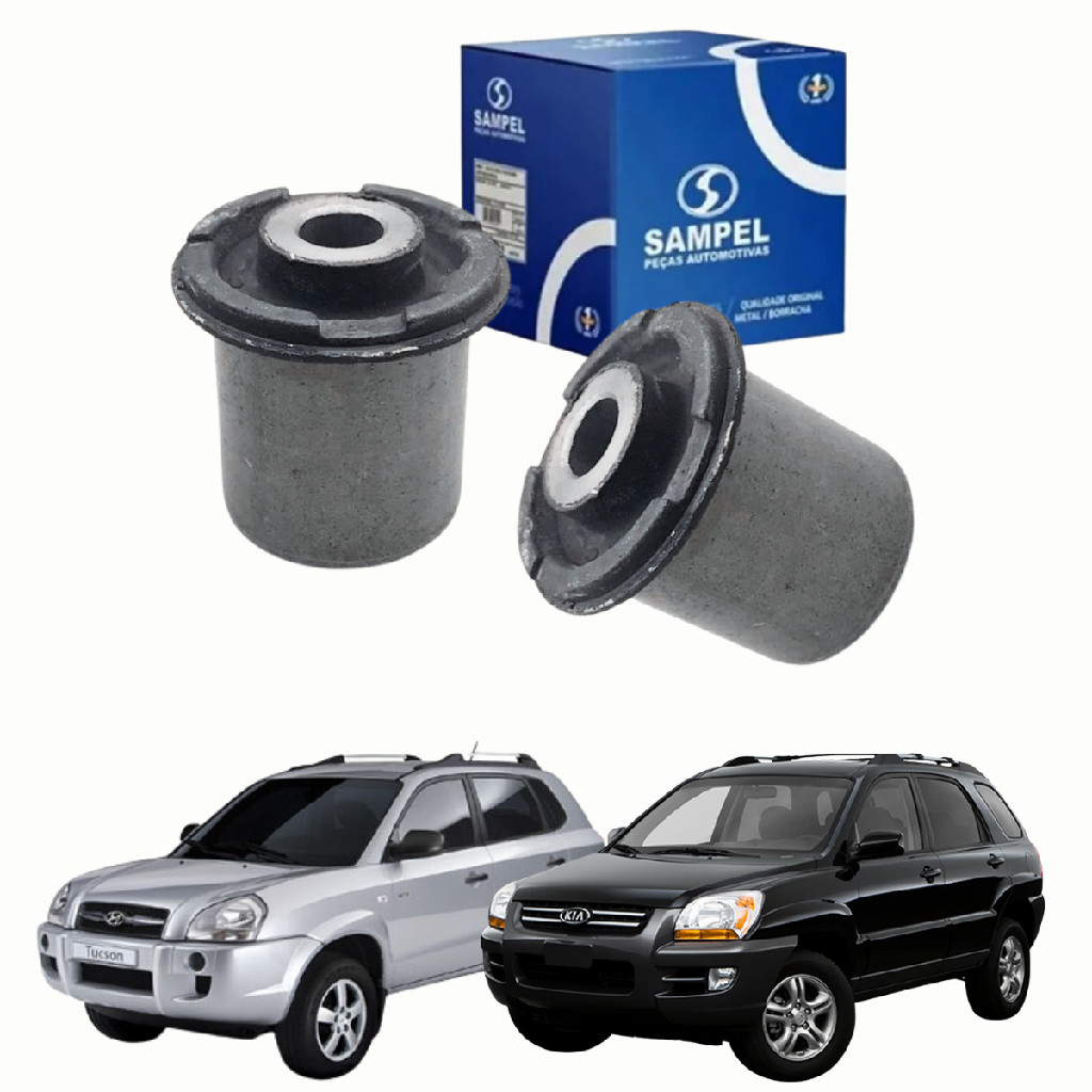 Par 2 Bucha bandeja Menor I30 Tucson Cerato Sportage Sampel