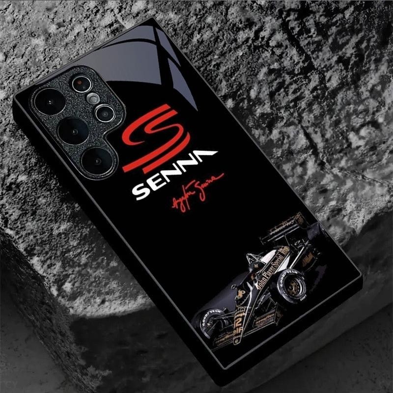 Ayrton Senna (1) design Capa De Telefone De Vidro Para Samsung Galaxy S20 S21 S22 S23 S24 S25 Ultra Plus S23FE S24FE A53