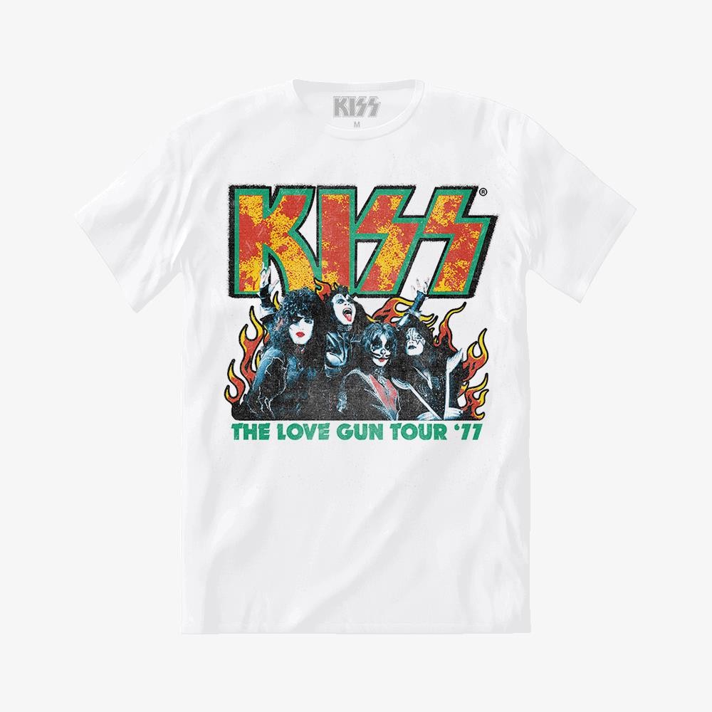 Camiseta Kiss - LOVE GUN 77 - Women Clothes
