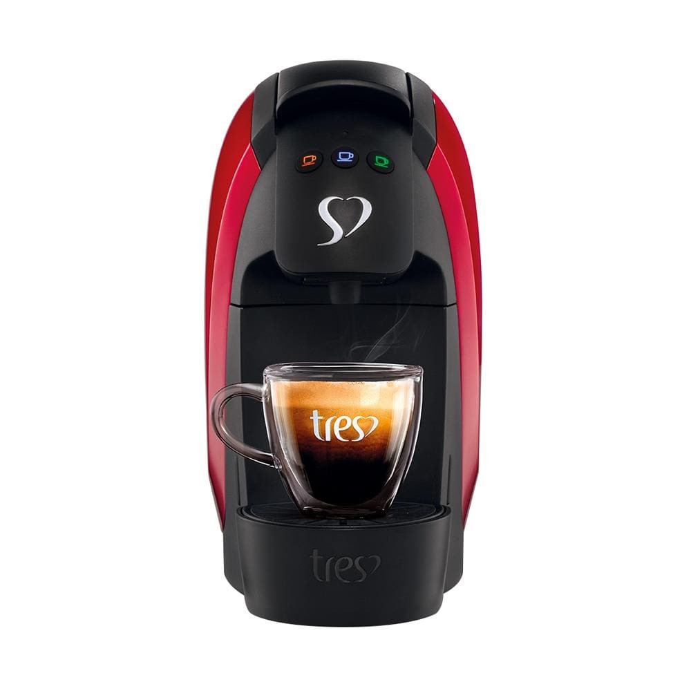 Imagem Cafeteira Espresso TRES 3 Corações Luna Automática Vermelha - 600ml 110V