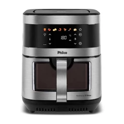Air Fryer Philco 9L Visor Glass Painel Digital PAF90C - 110V