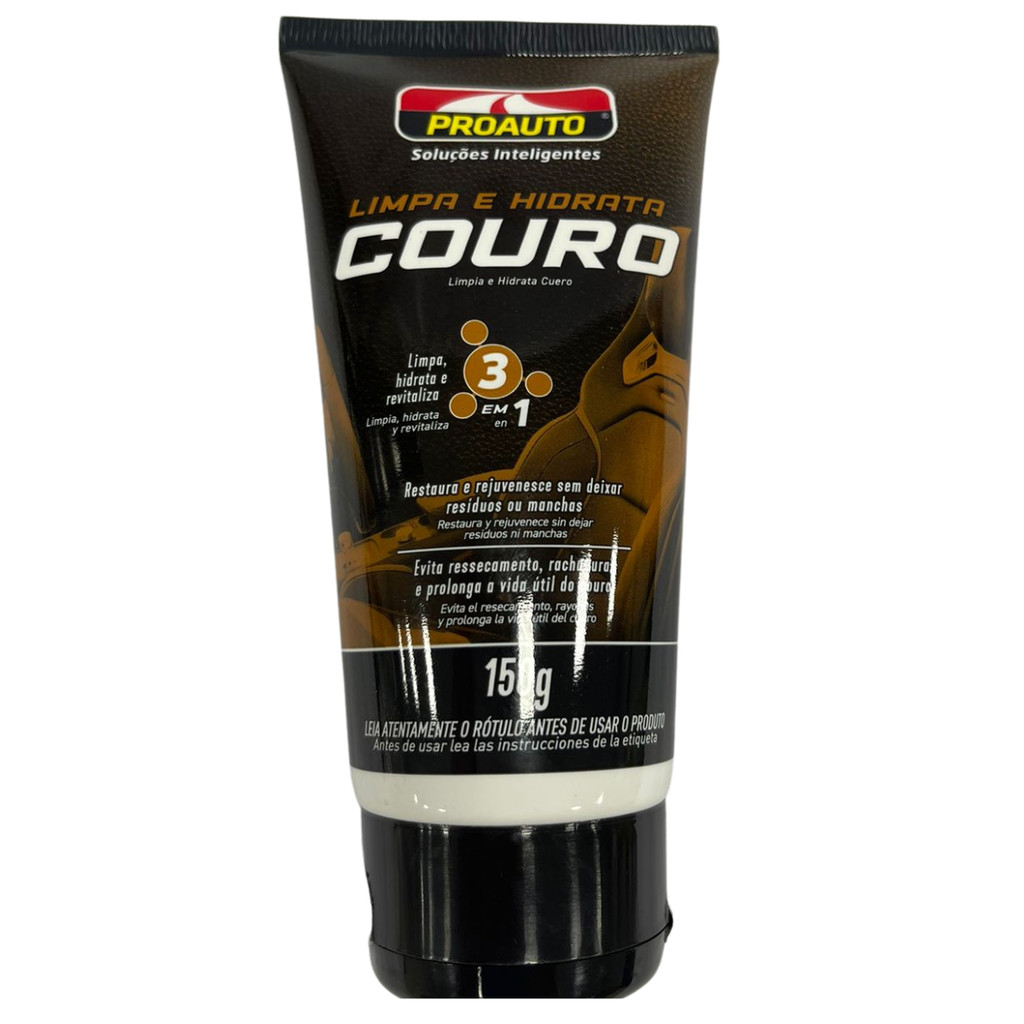 Limpa Couro Proauto 200ml – Hidrata, Protege e Renova Bancos e Estofados Automotivos em Oferta na Shopee