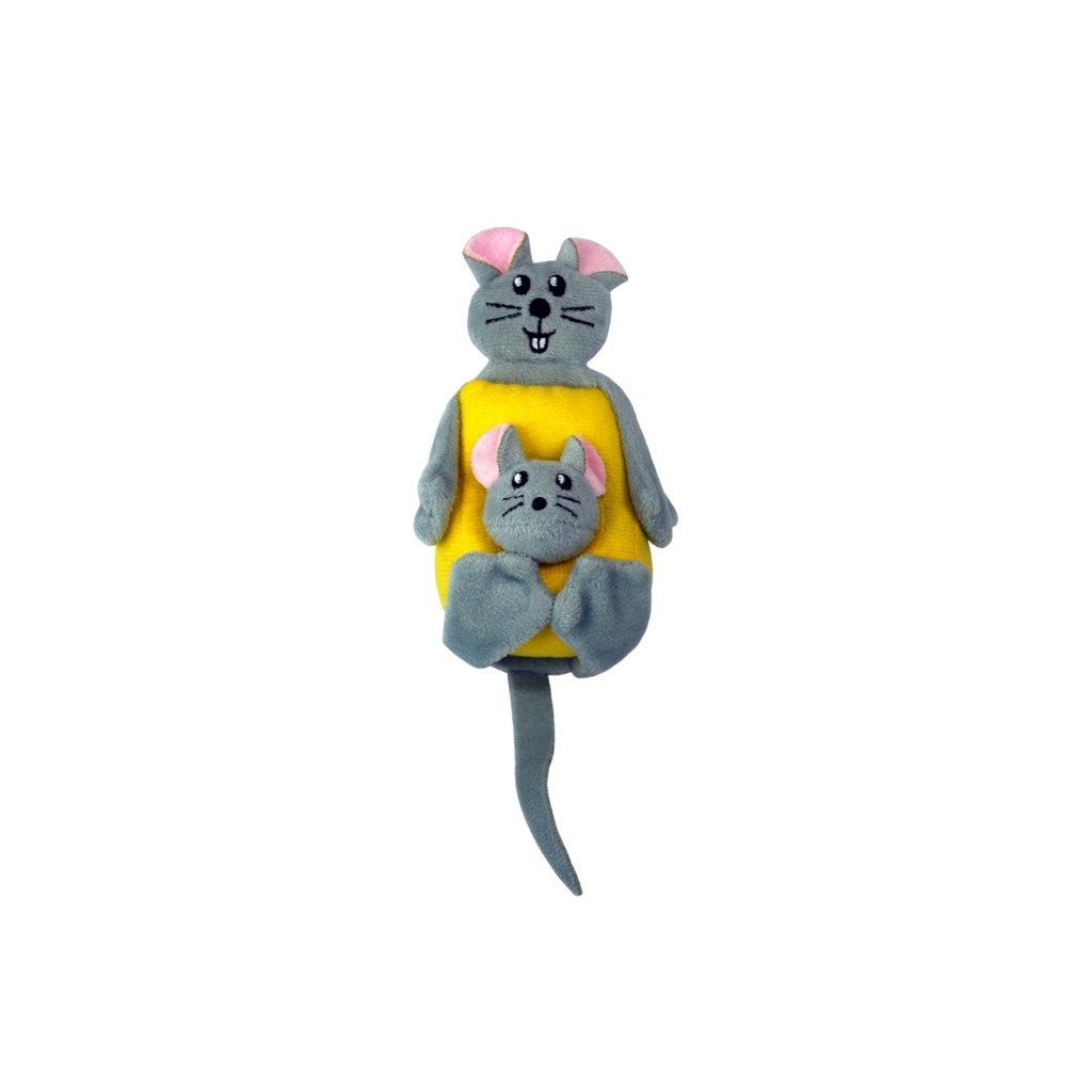 Brinquedo Kong para Gatos Pull-a-Partz Cheezy Colorido