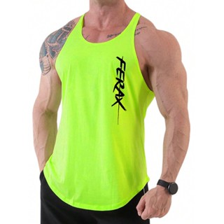 Regata Masculina Cavada Academia Fitness Musculação Neon Ferax em Oferta na Shopee
