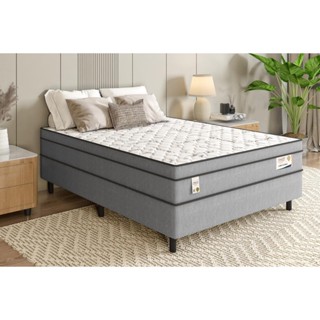 Cama Box Casal Conjugado Molas Ensacadas 138x188x59 Plumatex em Oferta na Shopee