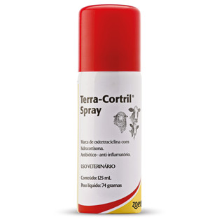 Terra-Cortril Spray Antibiótico e Anti-inflamatório Tópico Spray - 125ml em Oferta na Shopee