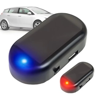 Luz De Segurança Falsa Para Carro Movido A Energia Solar , Azul/Vermelha , Alarme Simulado , Lâmpada De Imitação Piscant em Oferta na Shopee