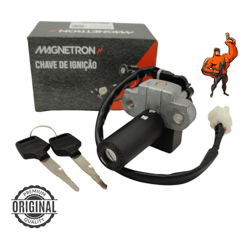 Chave De Contato Ignição Honda CG 150 ESDi CARGO 2011 2012 2013 Original Magnetron