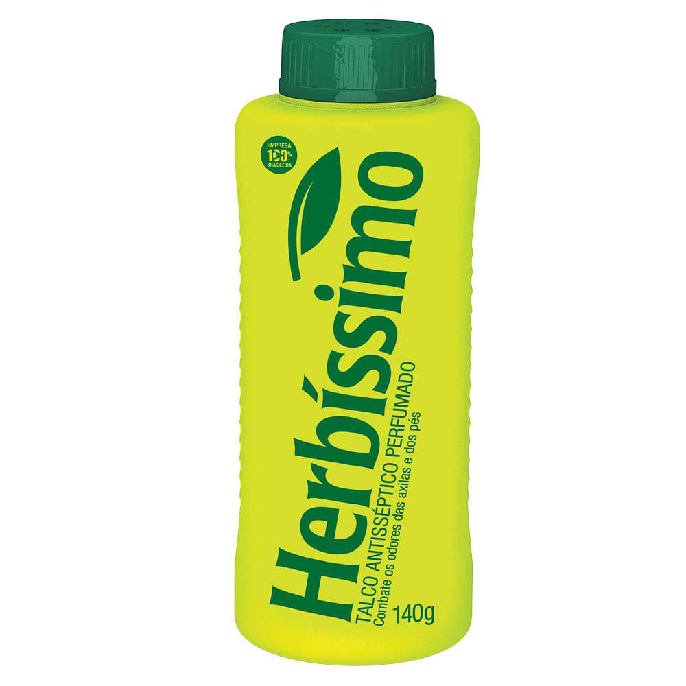Talco para os Pés Herbíssimo Antisséptico Perfumado 140g - Beauty