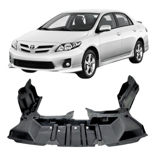 KIT DEFLETOR PARACHOQUE DIANTEIRO COROLLA 2009 2010 2012 2013