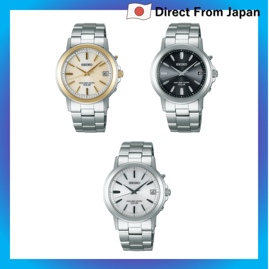 Relógio Seiko SPIRIT Solar com Controle por Rádio SBTM167 Masculino Prata e Ouro Amarelo/Ouro Claro,Prata/Preto,Prata/Br
