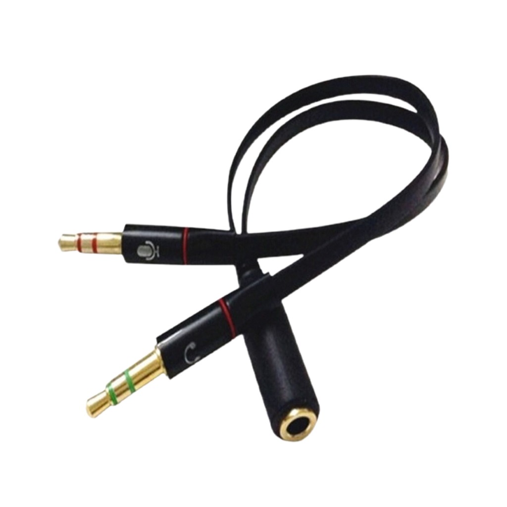 Cabo adaptador p2 3.5mm de fone microfone para notebook PC