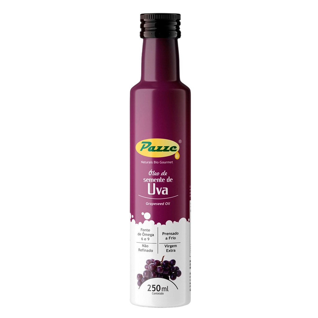 Óleo de Semente de Uva Extra Virgem Pazze 250ml em Oferta na Shopee