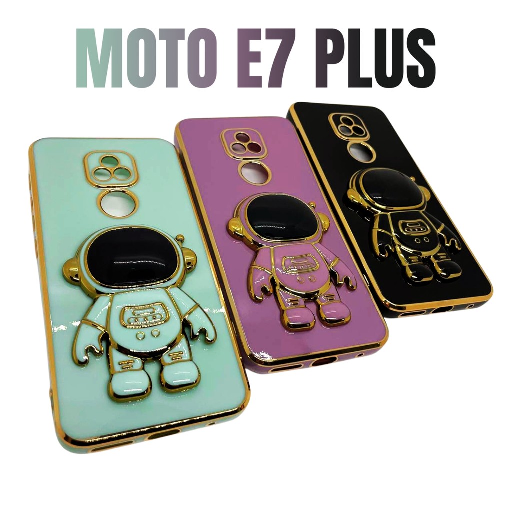 Capa de celular compatível com Moto E7 Plus Astronauta em Oferta na Shopee