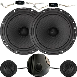 Kit 2 Vias 6 Polegadas 320w Tweeter Neodímio Leson Diamond Alto Falante Carro Automotivo Potente