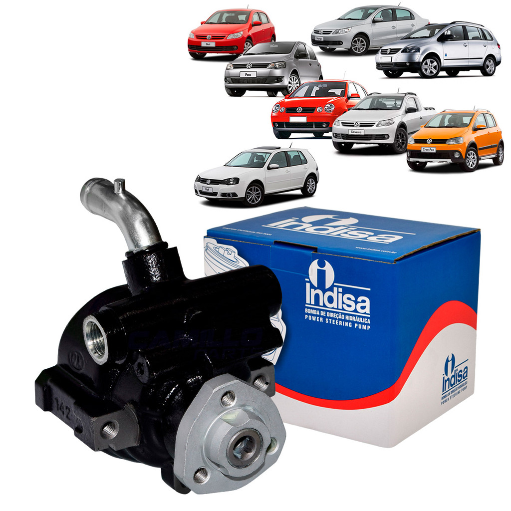 Bomba Hidráulica Direção Vw Gol Voyage Saveiro Polo Golf Indisa Original em Oferta na Shopee