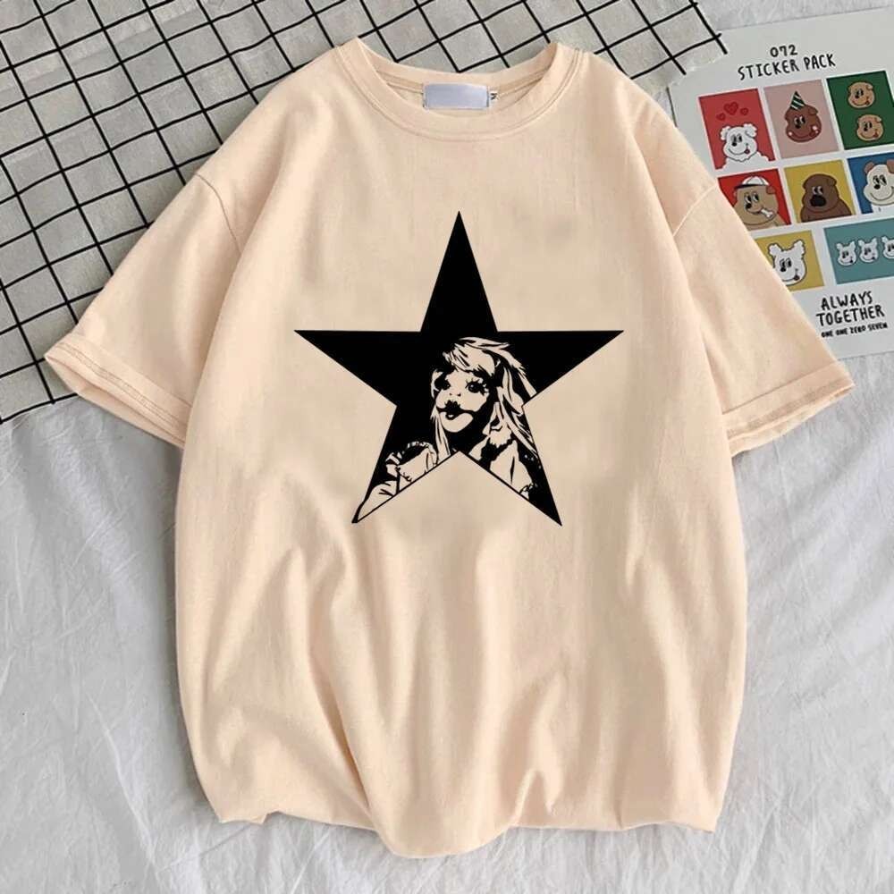 Camiseta Oversized Melanie Martinez Adolescente streetwear Moda Cultura Pop 80s kawaii 80s Roupas Grunge Gráfico Vintage