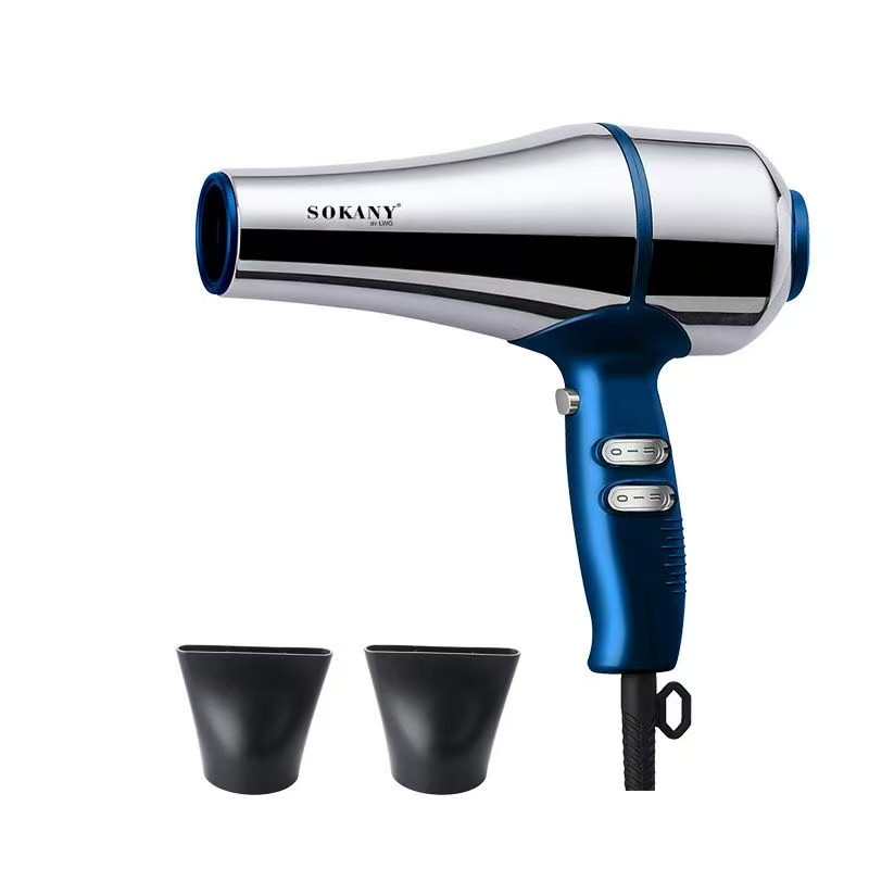 Secador de cabelo profissional SOKANY LG-SK108-2 com configurações de 3 velocidades e motor CA 1800 W