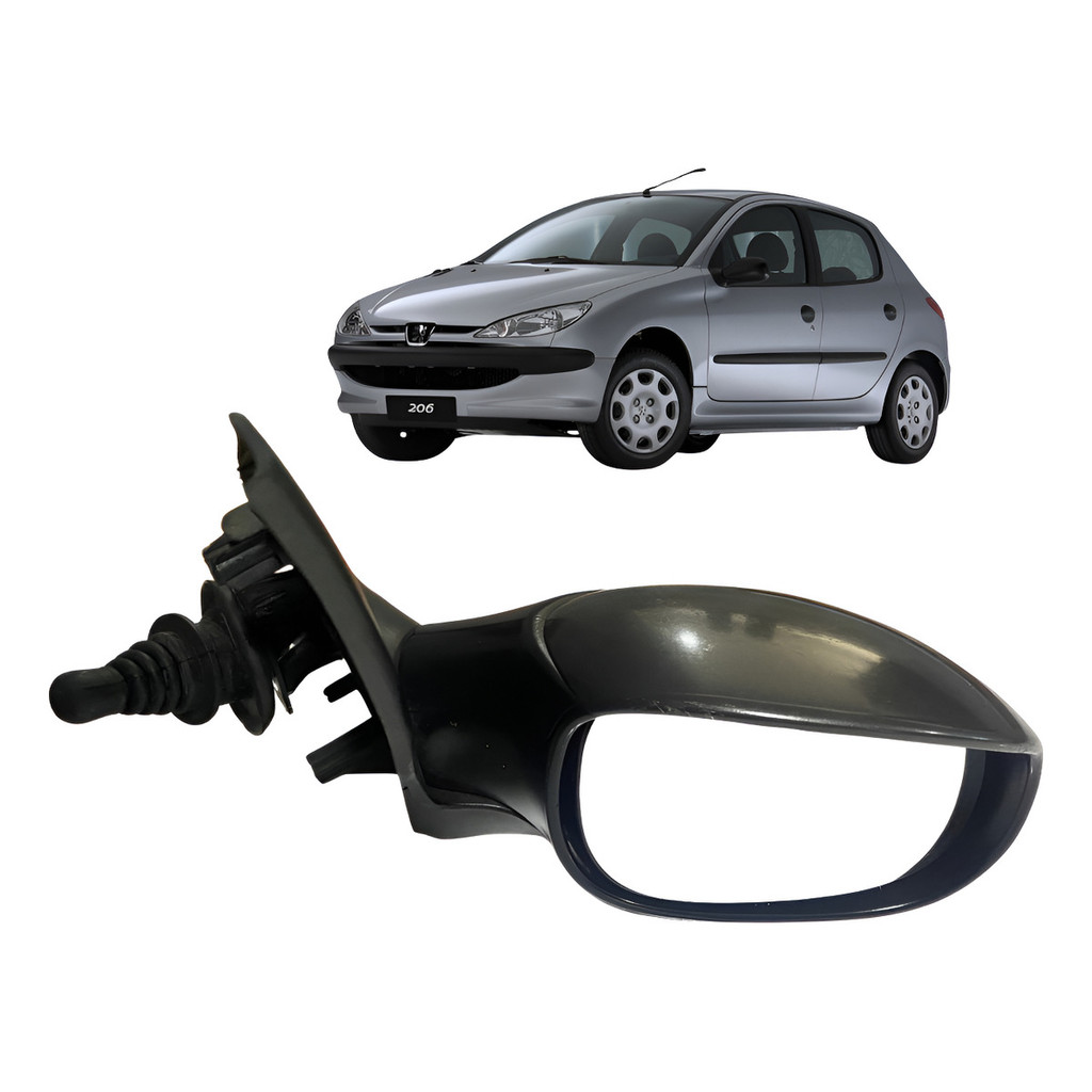 Retrovisor Externo Manual Peugeot 206 207 99/14 Original Ld
