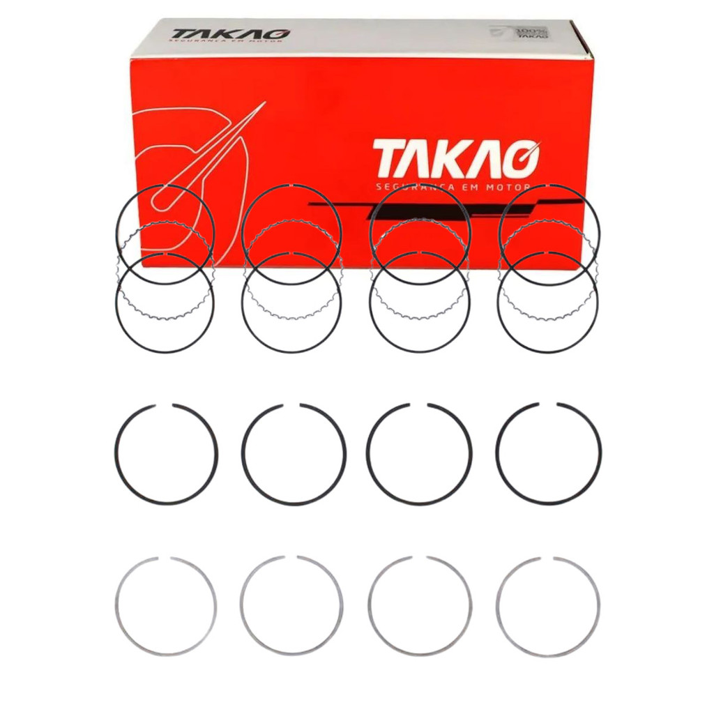 Anel Para Pistão STD (Jg) 180K Kompressor 1.8 16V 2002 A 2015 / Clc200K 1.8 16V 2006 A 2018 / C200K 1.8 16V 2006 A 2018