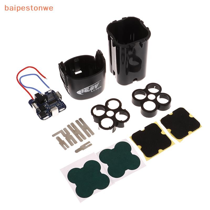 [baipestonwe] 4S BMS 18650 Caixa De Armazenamento 16.8 V PCBA Para Ferramenta Elétrica Com Suporte Etiqueta De Capacidad