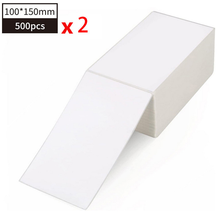 1000peça Etiqueta 10x15 100x150 Térmica Serrilha Zebra Elgin E-Commerce Identificação De Embalagens