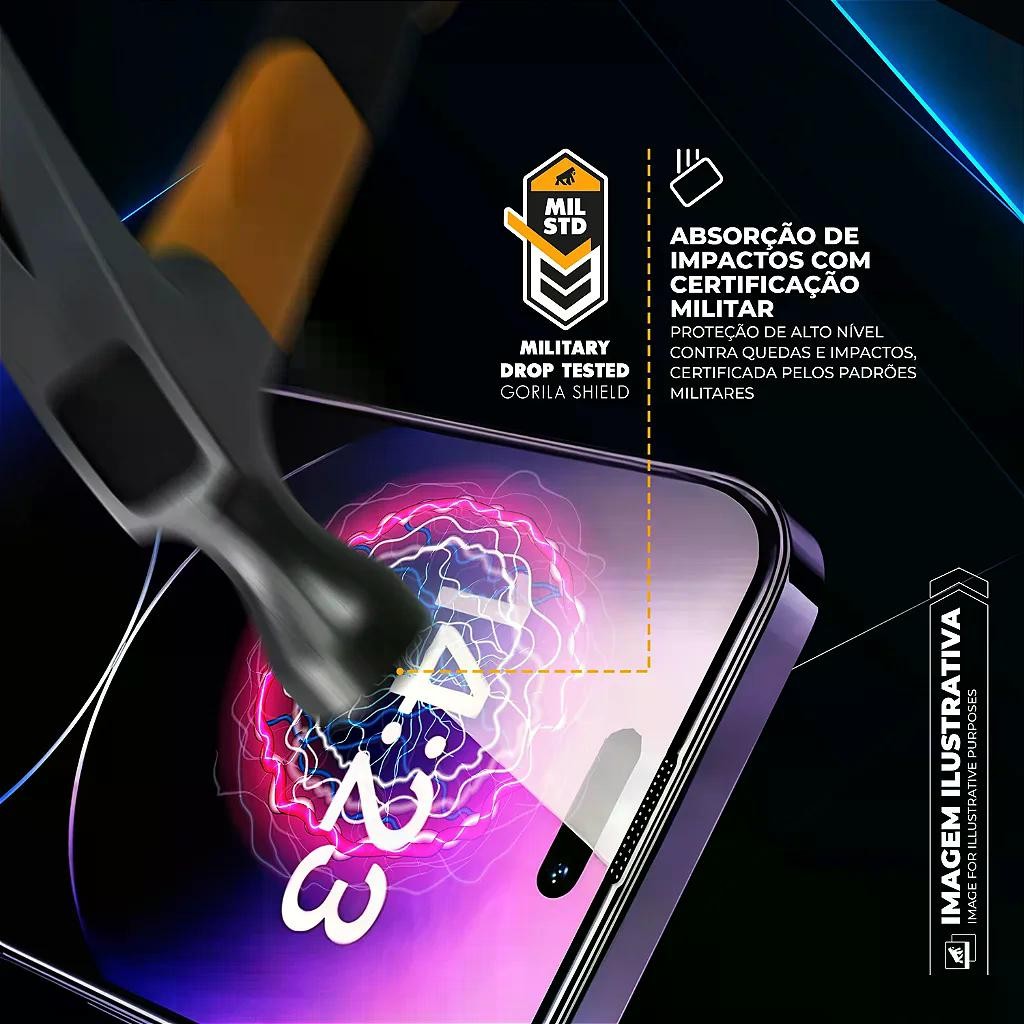 Detalhes do Película para iPhone 17 Pro Max - Defender Glass Preta - Gshield