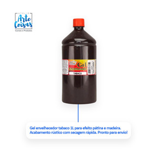 Gel Envelhecedor Tabaco True Colors 1 Litro 7183 em Oferta na Shopee