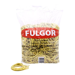 Elástico látex n18 amarelo pacote 1kg Fulgor