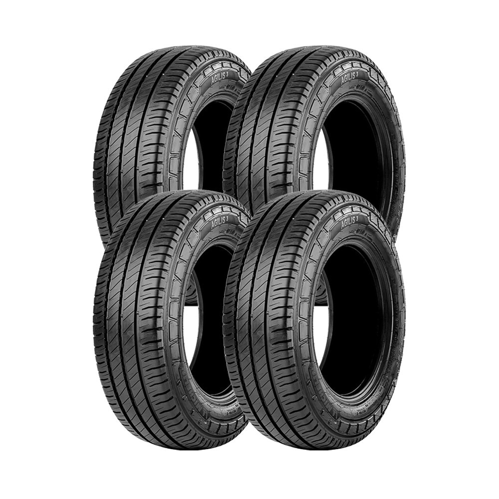 Jogo 4 Pneus Michelin Aro 16 Agilis 3 205/75R16C 110/108R em Oferta na Shopee