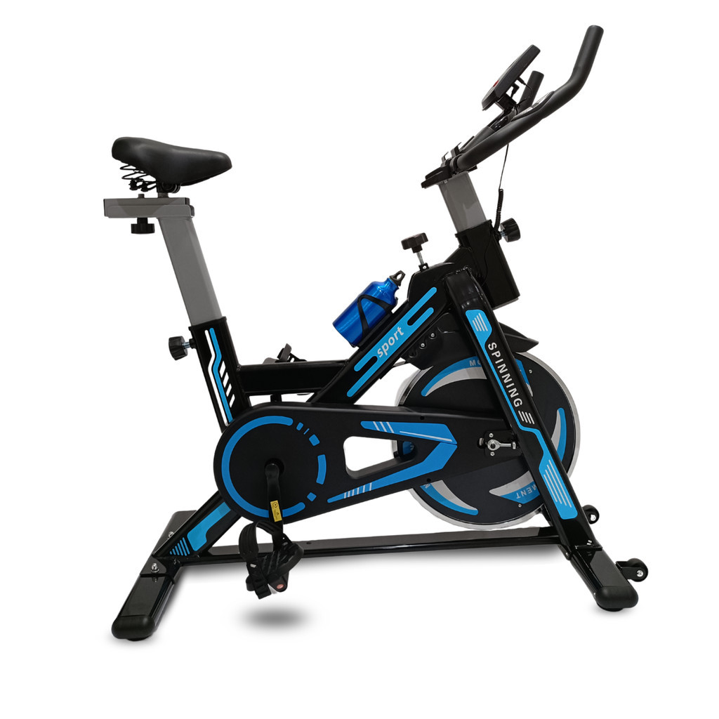 Bicicleta Ergométrica Spinning Speed 120kg KXT Azul