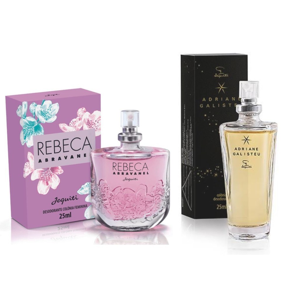 Kit Colônia Rebeca Abravanel + Colônia Adriane Galisteu - Jequiti em Oferta na Shopee