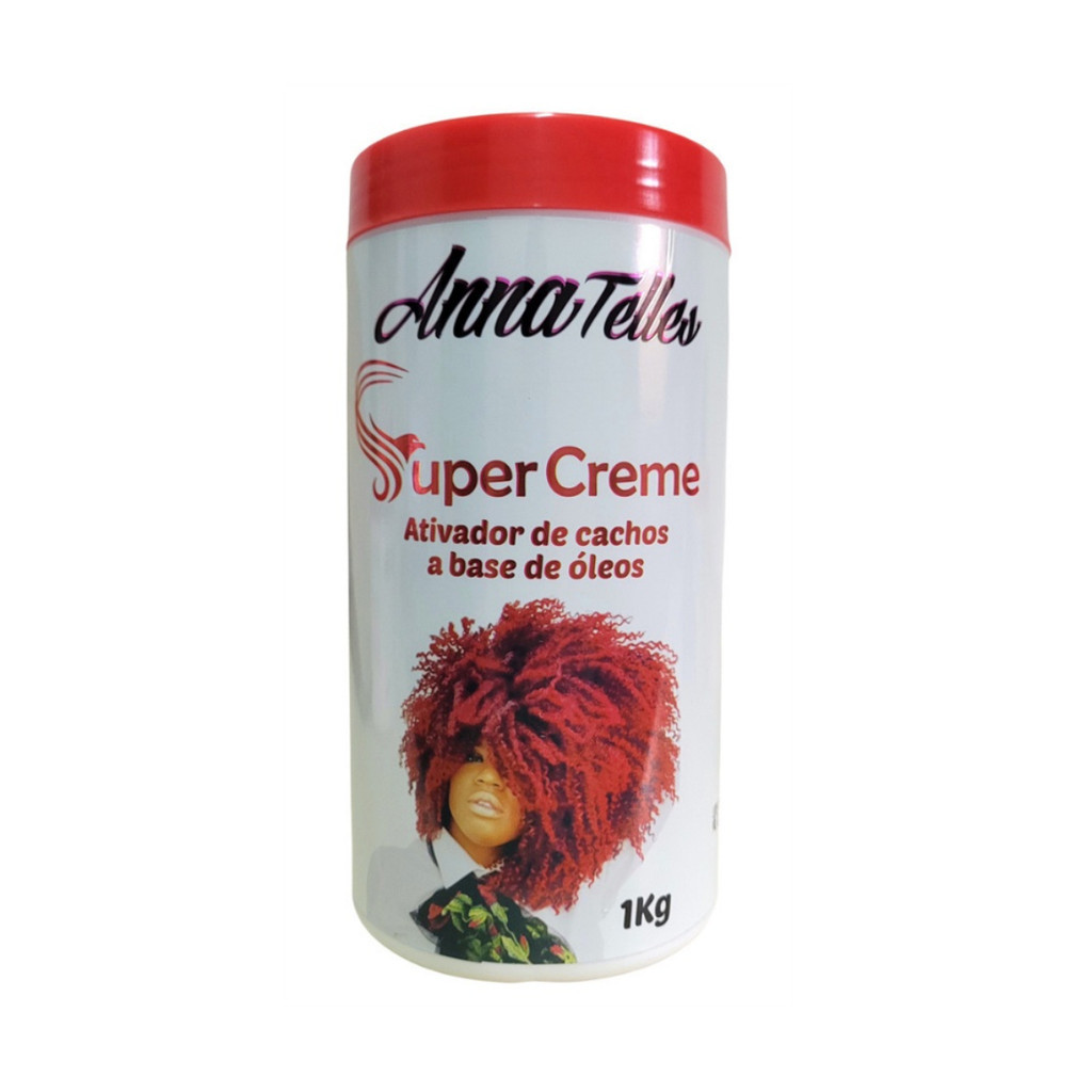 Anna Telles Super Creme - Ativador de Cachos 1kg em Oferta na Shopee