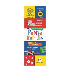 Livro Flash cards Pense rápido - Inglês