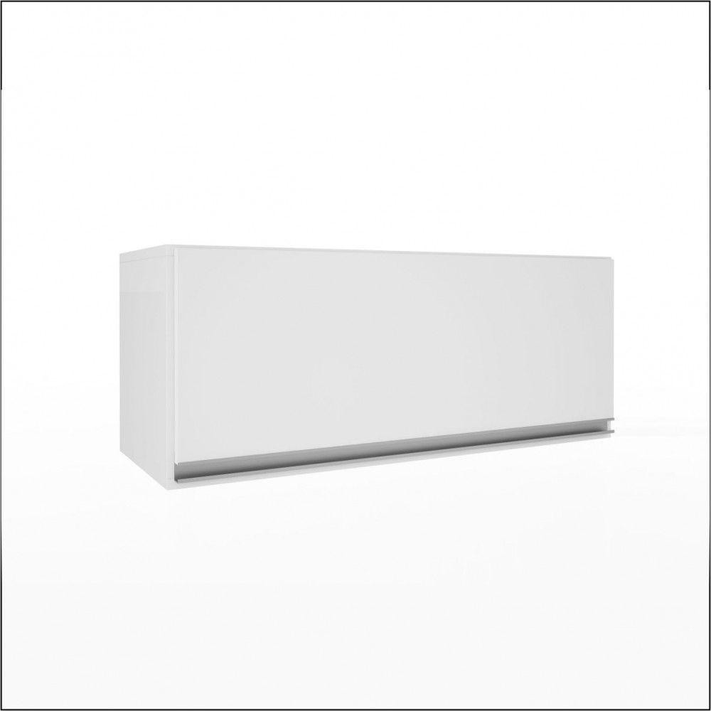 Armário Top Class Geladeira 0,80 1 Porta Basculante Branco Brilho Batrol Branco Brilho em Oferta na Shopee