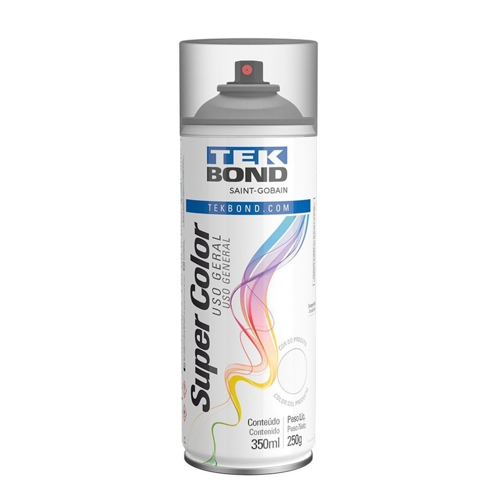 Verniz Aerossol Super Color Uso Geral Tek Bond