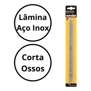 Lâmina Para Serra Sabre Inox Ossos Vonder em Oferta na Shopee