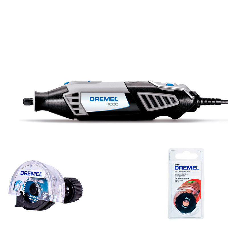 Micro Retifica Dremel 4000 220v + Serra Circular 670 + Disco 546